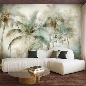 Gario Fotótapéta Vintage trópusi pálmafák Anyag: Vlies, Méret: 300 x 210 cm
