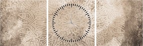 Kép - Mandala (órával) (90x30 cm)