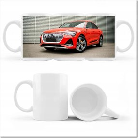 Fotó bögre piros Audi e-tron