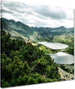 Vászonkép 40x40 Tátra Völgy 5 tó