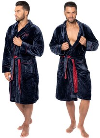 Fürdőköpeny Roger Navy Red Men L