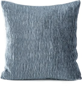 Dekoratív párnahuzat 45x45 cm, acélszürke