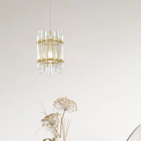 Zuma Line P0556-01D-V7V7 - Csillár zsinóron ALEXANDRIA 1xE14/40W/230V arany