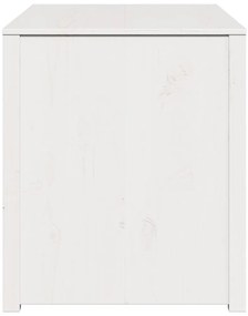 Kültéri Konyhaszekrény Fehér 106x55x64 cm Tömör Fenyőfa