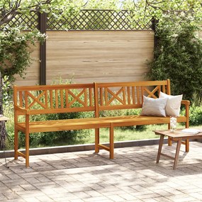 Kerti Pad 220x56x90 cm Tömör Fa Akác