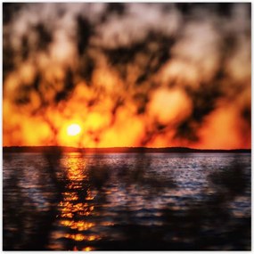 Poszterek 140x140 Tenger naplemente