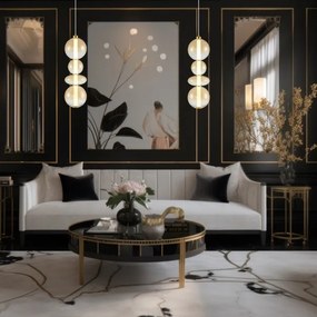 LED Csillár zsinóron DAPHNE LED/36W/230V arany