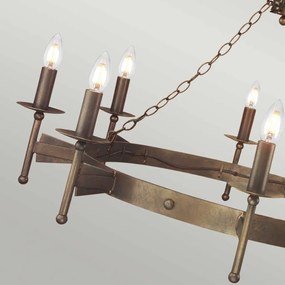 Elstead Lighting CROMWELL CW8-OLD-BRZ Csillár 8x60W/E14