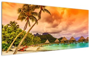 Kép - Bora Bora szigete (120x50 cm)