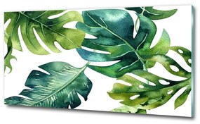 Fali üvegkép Trópusi levelek osh-148345953