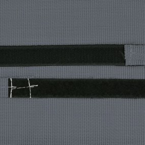 szürke textilén napozóágy-fejtámla 40 x 7,5 x 15 cm