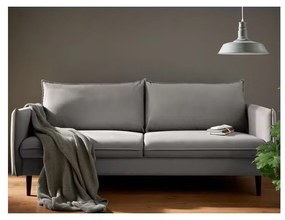 Szürke bársony kanapé 203 cm Juli – Ropez