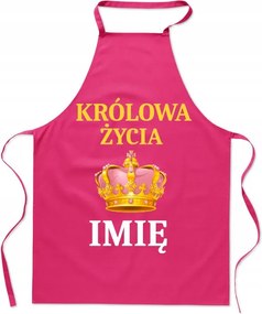Konyhai kötény Az élet királynője Személyre szabás Divatos Ajándék