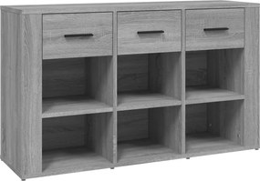 vidaXL szürke sonoma színű szerelt fa tálalószekrény 100x30x59,5 cm