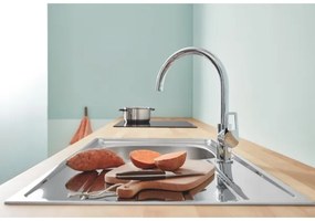 GROHE 31368001 - Mosogató csaptelep BAULOOP, fényes króm