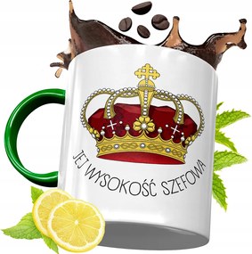 Zöld Bögre A Főnöknek Születésnapi Ajándék fényképes nyomtatással