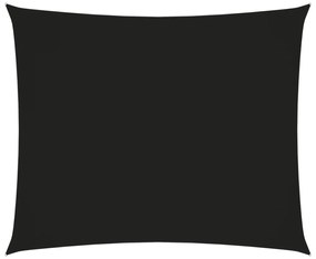 fekete téglalap alakú oxford szövet napvitorla 3 x 4 m