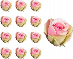 12X Rózsa Termék Rózsaszín Művirág Csokor