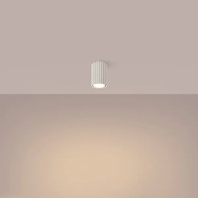 Sollux SL.1587 - Spotlámpa KARBON 1xGU10/10W/230V 10 cm krémes