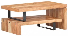 vidaXL 2 részes tömör akácfa dohányzóasztal-garnitúra