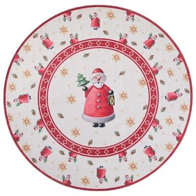 Piros kerek szőnyeg karácsonyi mintával ø 160 cm Toy's Delight Santa Claus – Villeroy&amp;Boch