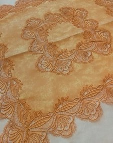 Guipure Abrosz 170x170 narancssárga