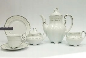 Bolero E809 tea- és kávéskészlet 12/39 részes, el Porcelana Ćmielów Chodzież