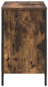 füstölt tölgy fürdőszobai mosdószekrény fiókokkal 60x34,5x60 cm