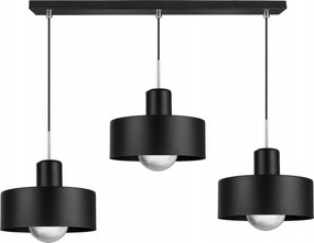 Mennyezeti Lámpa Lógó Csillár Fekete Fehér Loft Hármas Díszléc Lámpabúra