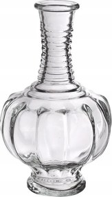 Üveg váza gyertyatartó 15 x 9cm étterem kávézó átlátszó