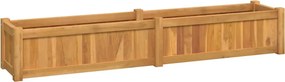 vidaXL tömör tíkfa magaságyás 150 x 30 x 25 cm
