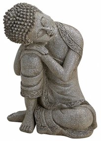 Ülő Buddha Szobor Natúr