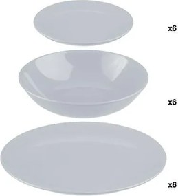 Colorama étkészlet 18 részes, szürke