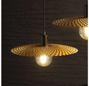 ONLI - Csillár zsinóron GOLDEN 1xE27/22W/230V arany/fekete