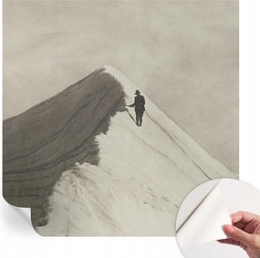 Öntapadós Fali Fotótapéta Hálószobába Magányos hegymászó 250x250 cm