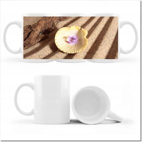 Fotó bögre Kagyló a tengerparton