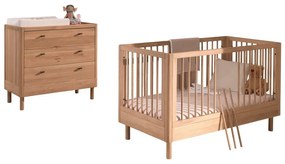 Tölgyfa gyerek bútor szett 2 db-os Forrest – Vipack