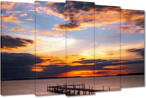 Vászonkép 150x95 Nyugati-tó híd