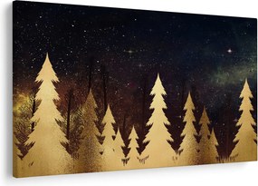 Kép - arany éjszaka (90x60 cm)