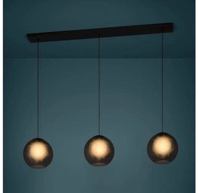 Eglo 390214 - Csillár zsinóron ARANGONA 3xE27/40W/230V füstös