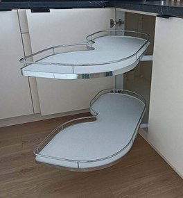 Cargo Sarokkosár Jobbos Vese 900 Fékkel Fehér Króm