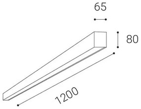 LED2 - LED Mennyezeti felületre szerelhető lámpa LINO LED/30W/230V 3000/3500/4000K fekete