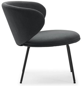 Antracitszürke fotel Rush – Marckeric