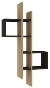 Fali polc Emse - Sapphire Oak, Anthracite