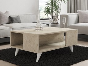 Dohányzóasztal Yuka - Travertine