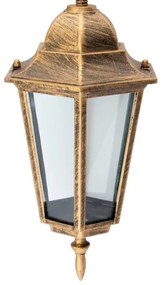 Kültéri csillár láncon 1xE27/60W/230V arany IP44