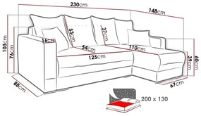 Sarokkanapé Carson 103