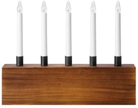 Barna karácsonyi fénydekoráció Albero – Markslöjd