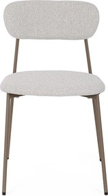 Világosbarna kárpitozott étkezőszék Inka – Yes Everyday