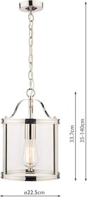 Laura Ashley Harrington 3742247-Q Függőlámpa 1x60W/E27 IP20